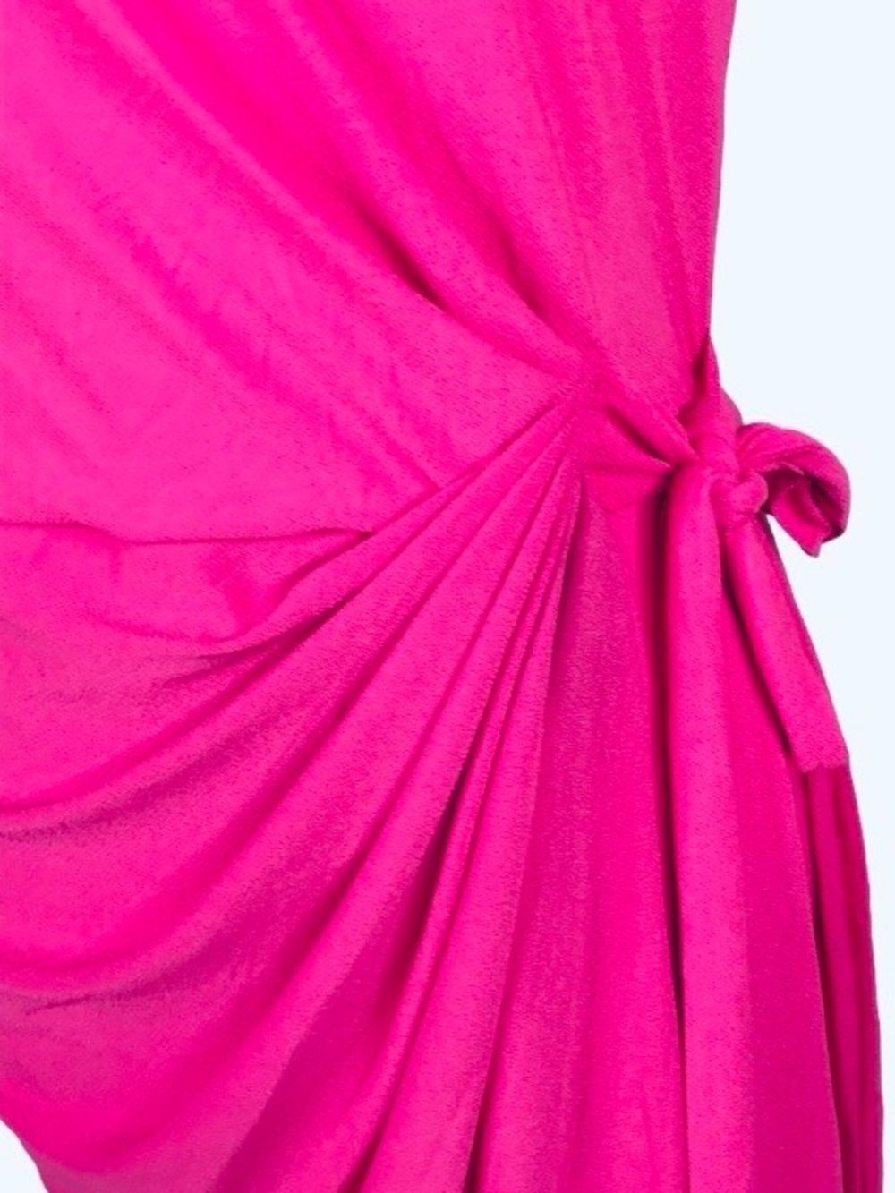 INC International Concepts Faux Wrap Fuchsia Stretch Dress Large NWT - Picture 6 of 6